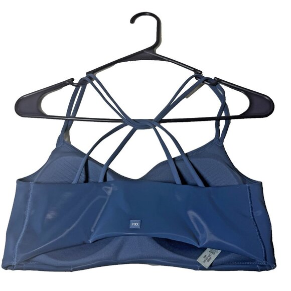 VSX Elevate™ Liquid Shine Stretch-Comfort Sports Bra, Midnight Sea Size Medium - Picture 5 of 5